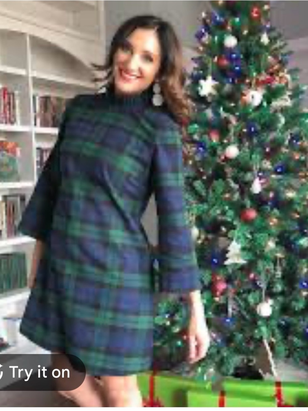 NWT Tuckernuck Blackwatch plaid Daphne dress - Picture 6 of 10